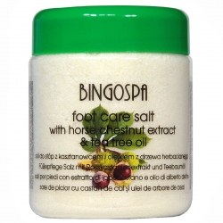 BINGOSPA Sól do stóp z ekstraktem z kasztanowca 550g